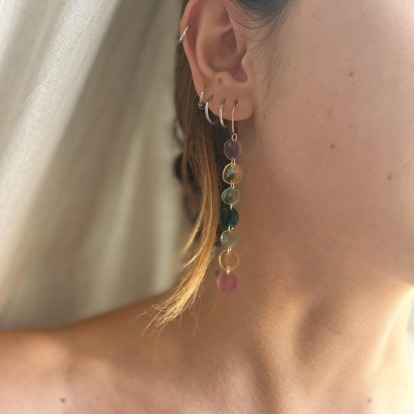 PENDIENTES HILERA COMBINACIÓN